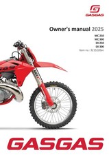 GAS GAS GASGAS Owners Manual Book Guide 2025 EX 300 US