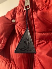 Moncler Verte red padded down Mens Jacket Size M