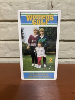 Rare Eyelevel Videos Inc. Women's Golf VHS Box Set NTSC NR 2-Video SEALED