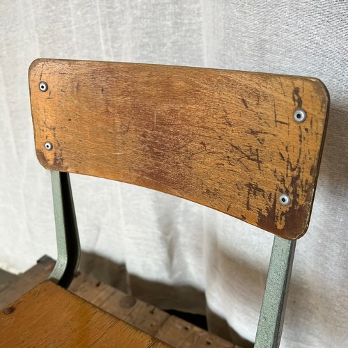 VINTAGE MID CENTURY JAMES LEONARD ESAVIAN CHILDRENS SCHOOL DESK CHAIR - Picture 6 of 11
