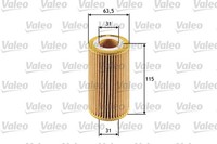 ÖLfilter Valeo 586524 Filtereinsatz FüR Rover Bmw Mg E46 E39 Rj 75 Freelander Zt