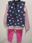 NEW Carters baby girl outfit 3 pcs. set, size 3t