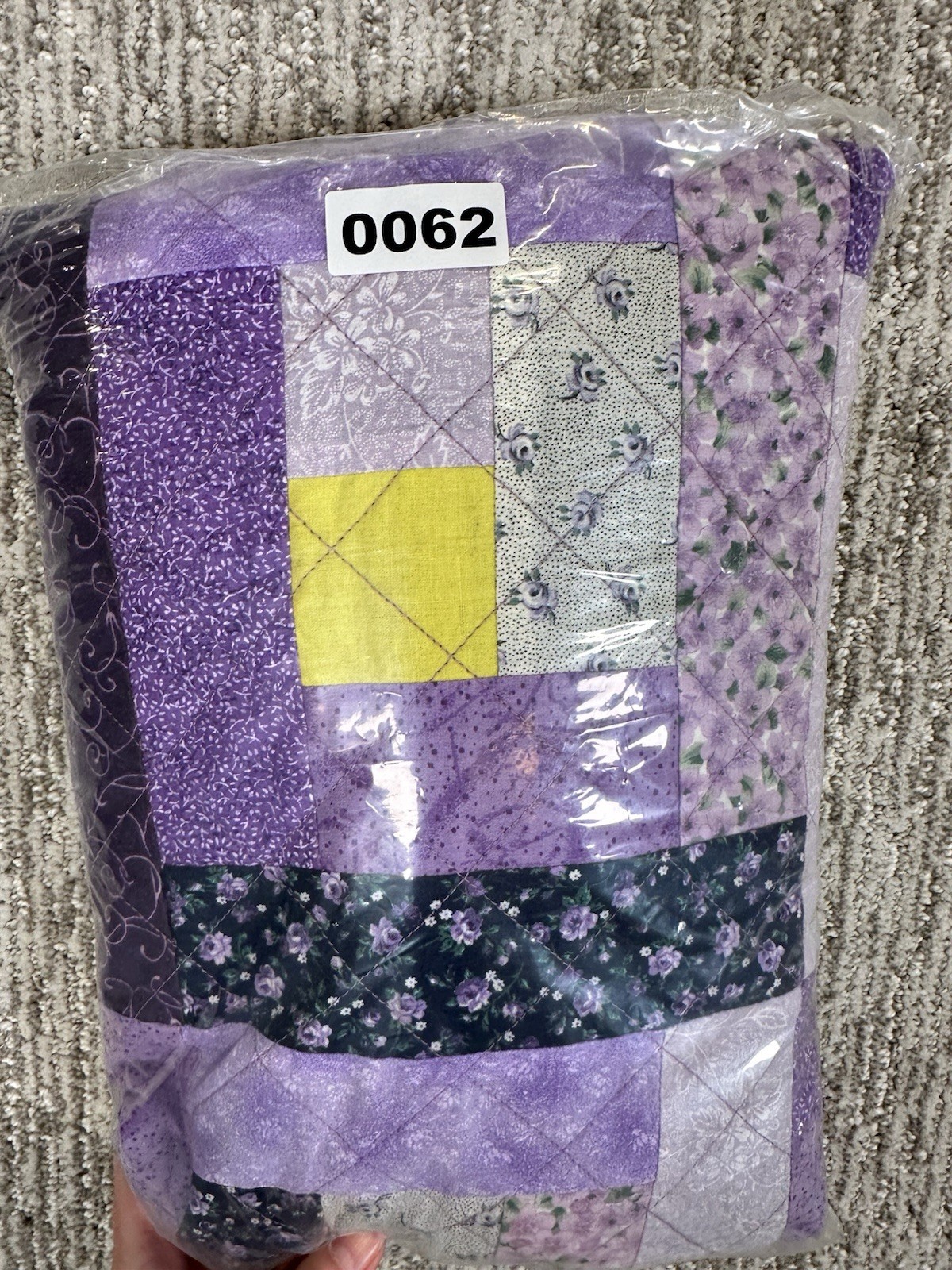 Multicolor Quilted Patchwork Boxy Open Front Card… - image 12