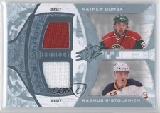 2013 SPx Rookie Materials Combos Matt Dumba Mathew Rasmus Ristolainen #RM2-D 0f8