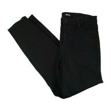 Buffalo David Bitton Women s Black Pants Size 8/29 Stretch Denim Mid Rise Skinny