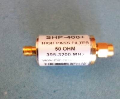 High Pass Filter 395 MHz - 3200 MHz SMA Mini Circuits SHP-400+ QTY DISCOUNT!