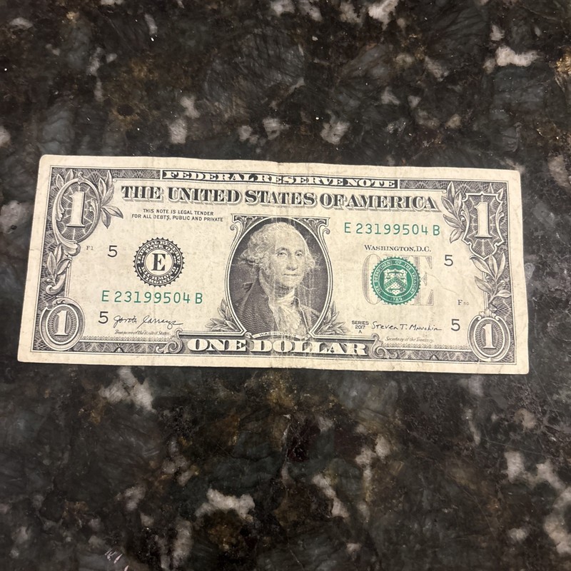Birthday, Anniversary, Note 04/23/95 Fancy Serial # Circulated, E23199504  2021