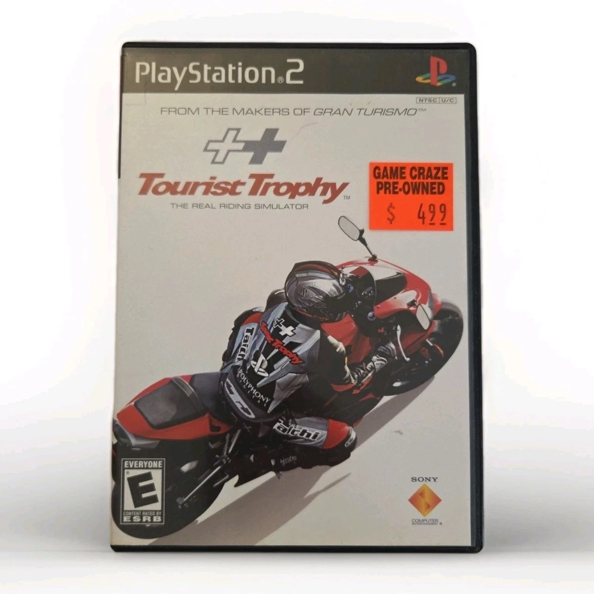 Lot De 2 Jeux PS2 Course Moto : RS Riding Spirits + Tourist Trophy - PAL VF