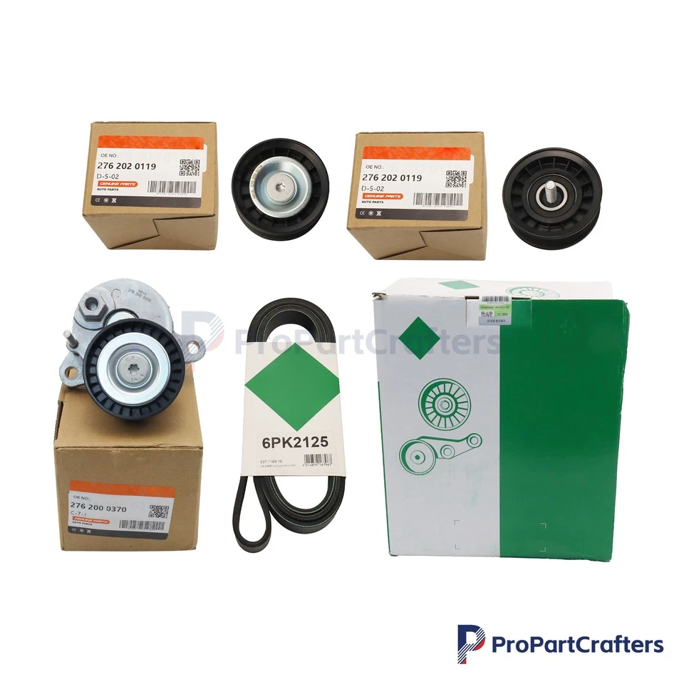 For Mercedes GLE350 E350 3.5L A2762000370 Fits INA Gates Belt Drive Kit And Belt Foto 2 de 4