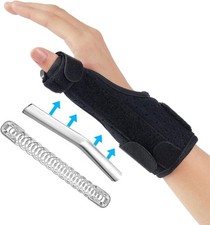 ACWOO Tutore per Pollice e Polso, Tutore Pollice Reversibile con Due Stecche Met