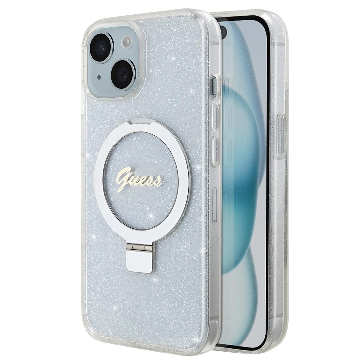 Coque Guess iPhone 15 Plus pour Rentrée Active et Mode Mains Libres