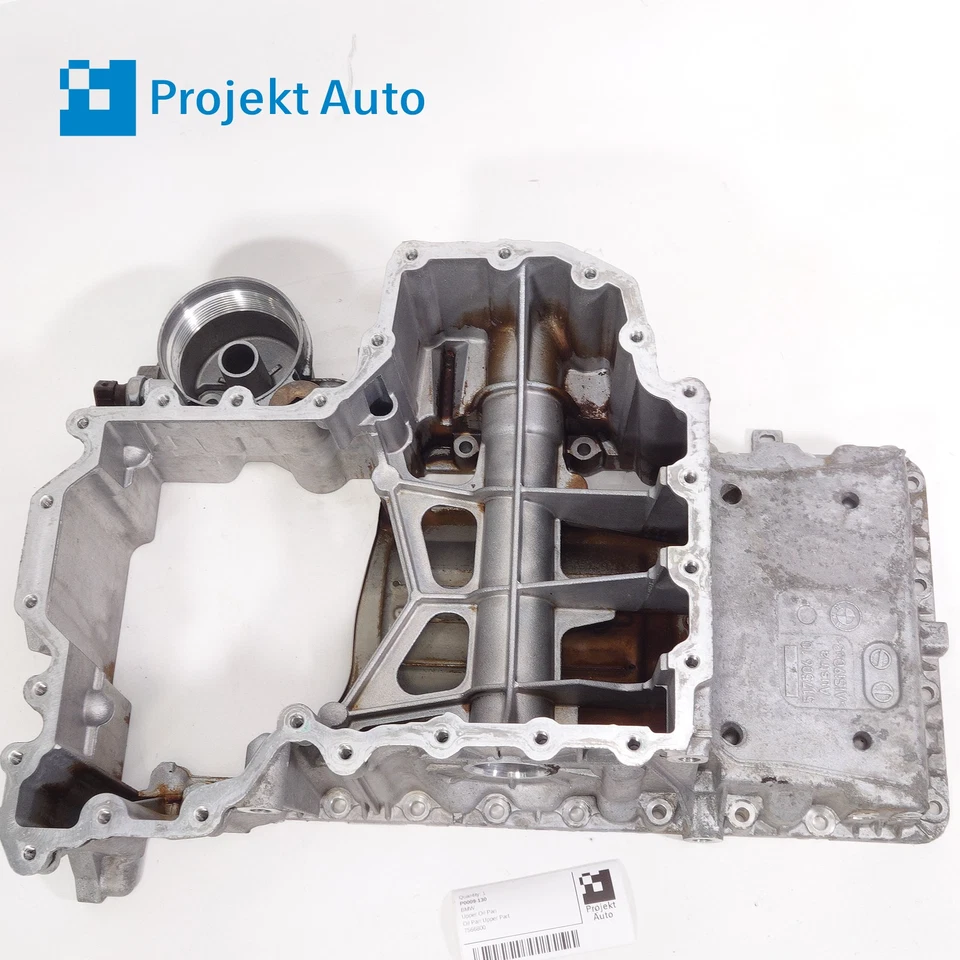 08-19 OEM BMW Upper Oil Pan S63 N63 X5M X5 50i 7566800 E70 F15 F85 E71 F16 F86 - Image 4 of 4