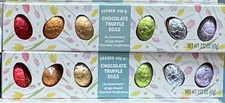 2 Pack Trader Joe's Chocolate Truffle Eggs 2.22oz 63g Assorted Flavors Two Boxes