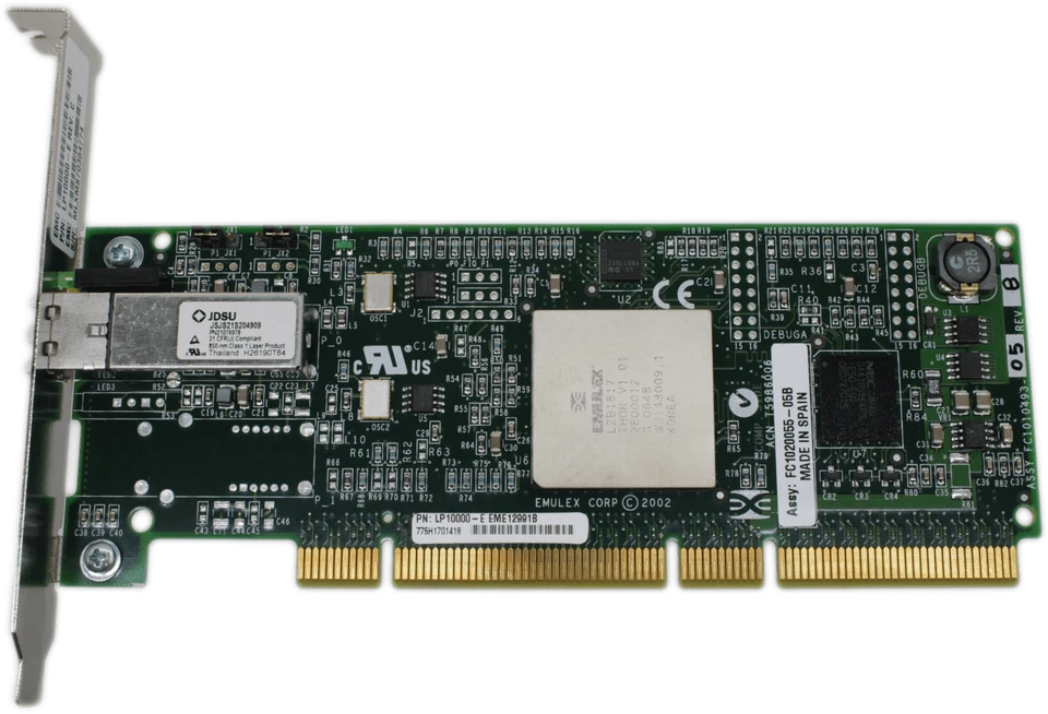 Emulex | LP10000-E EME12991B | 1 Port 2 Gbit/s FC PCI-X Adapter | FC11020055-05B - Bild 4 von 4