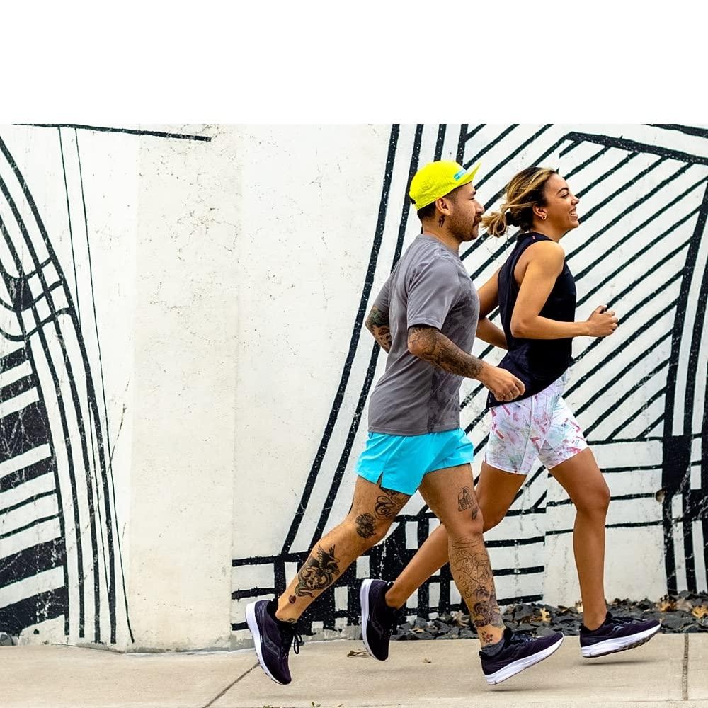 Saucony Mens Ride14 Running Shoe, Charcoal/Black thumbnail 3