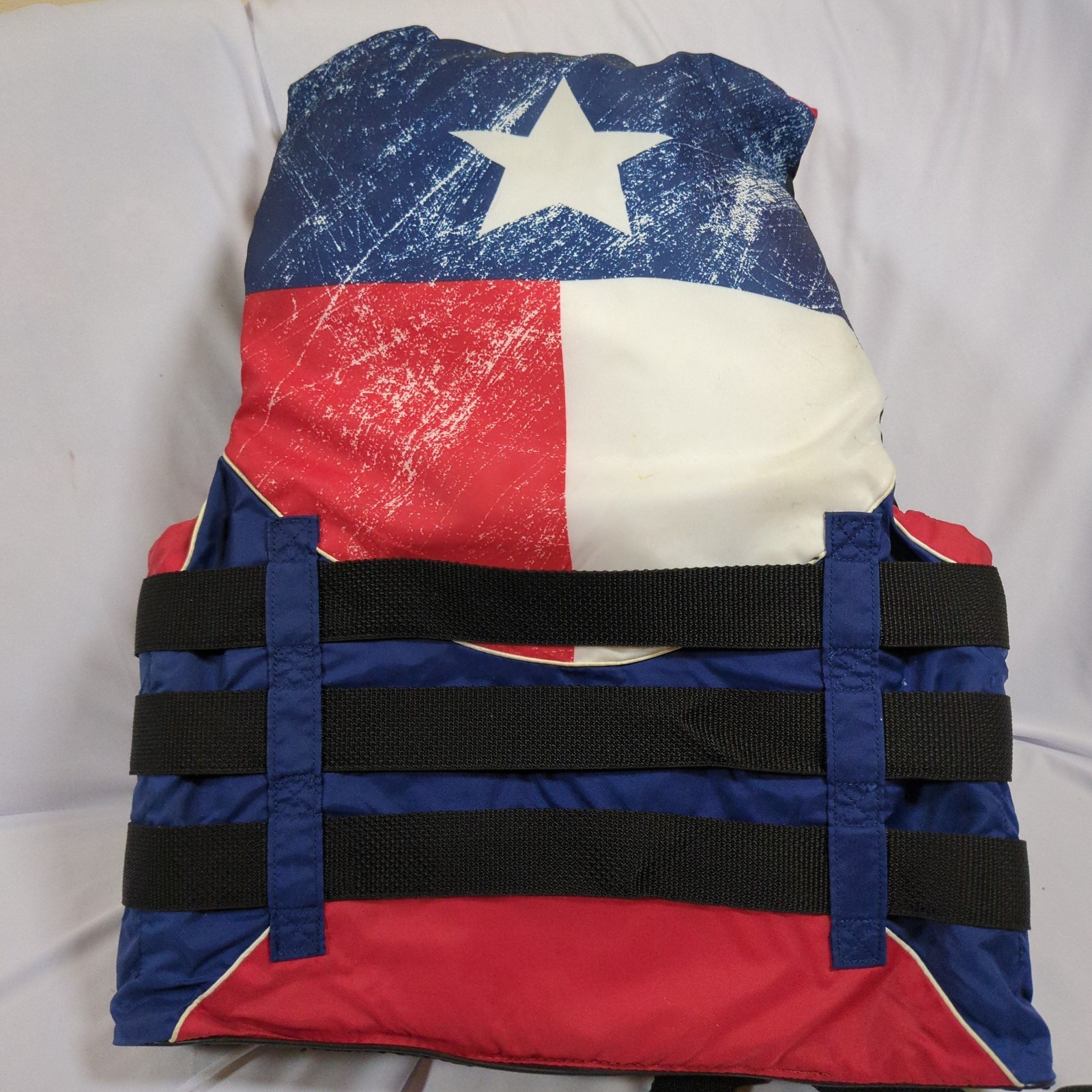 DBX Americana Texas Life Vest Adult S/M Type III PFD Model 1693 32-40 Chest - second product detail image