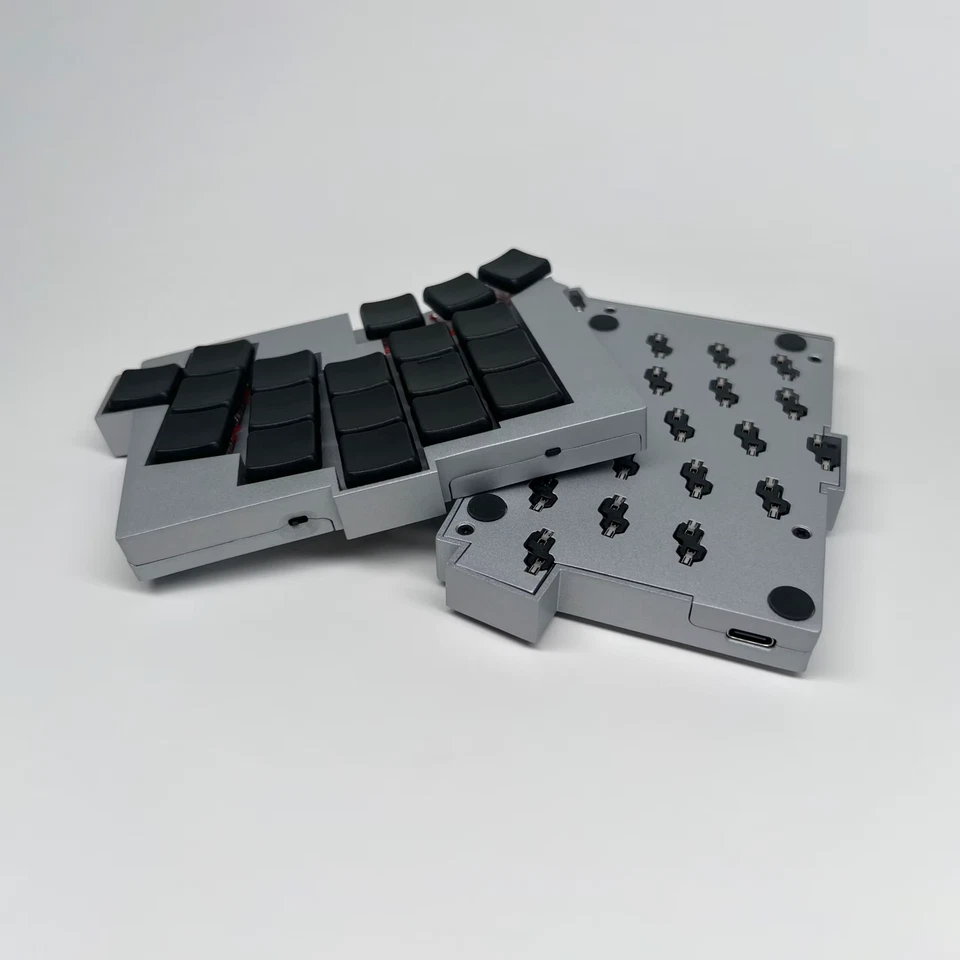 TOTEM+ Wireless Split Ergonomic Keyboard ZMK Bluetooth Choc V1 Low Profile DIY - Image 3 of 4