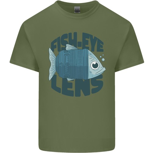 Camiseta De Algodón Ligera Para Hombre Con Lente Ojo De Pez Fotografía Divertida - Imagen 6 de 29