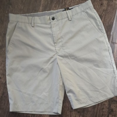 GREG NORMAN Collection Khaki Flat Front Shorts Sz 36