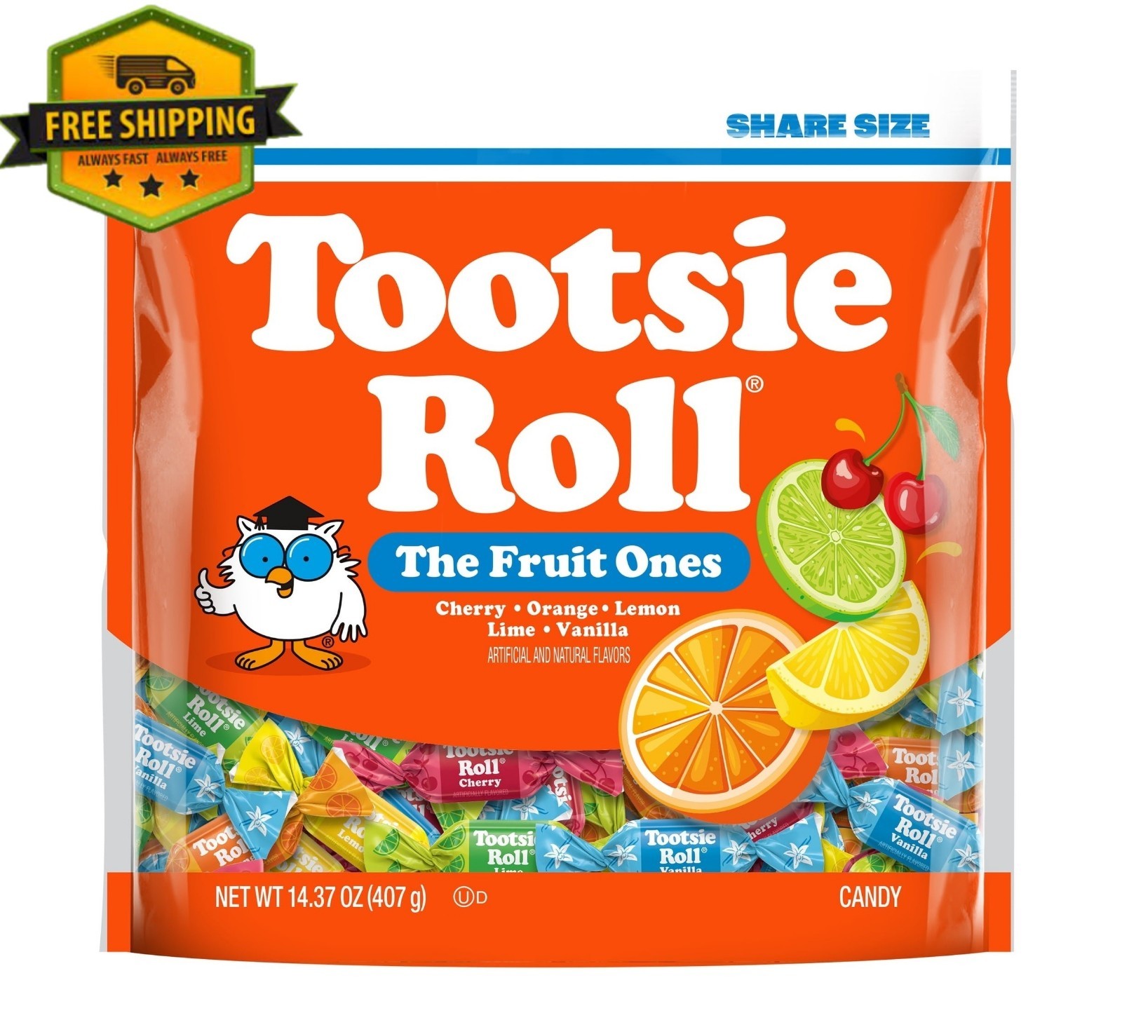Tootsie Roll Fruit Chews Assorted Fruity Candy Gluten Free 1