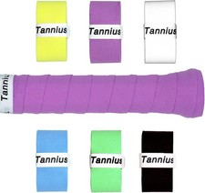 Tennis Racket Grip Tape, 6 Pack Tacky One Size, 6-Pack Mixed Colors