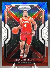 2020-21 Panini Prizm Skylar Mays #255 Red, White and Blue Prizms RC Hawks