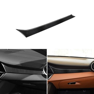 Kohlefaser Dashboard Konsole Panel Abdeckung Trim für Alfa Romeo Giulia 2015-19