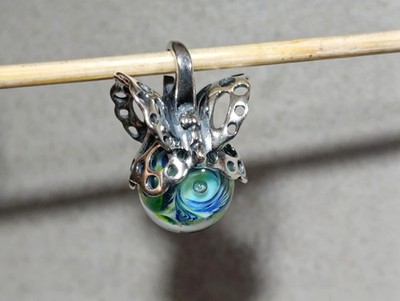 Trollbeads Anhänger Schmetterling Sterling Silber Butterfly Pendant - Event Bead