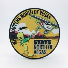 "What happens North of Vegas" PVC Morale Patch w/ Hook&Loop