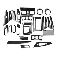 For Mazda 3 Mazda3 2010-2013 Abs Carbon Fiber Car Interior Gear Cover Stickers