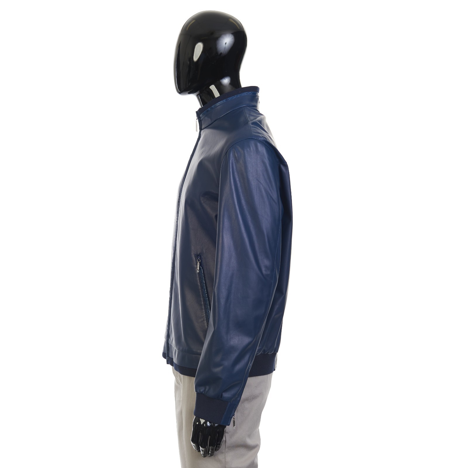 ZILLI 12500$ Leather Jacket - Alligator Leather Trim image 4