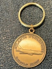 Delta Air Lines Atlanta Worldport December 22 1997 Metal Keychain