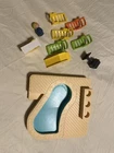 Vintage Fisher-Price Little People Pool Playset with Figures & Accessories