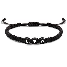 Initial Bracelets for Women Birthday Gifts for Girlfriend Letter Charm Initial L