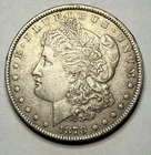 1878-P Morgan Silver Dollar 7 Tail Feathers Reverse of 1879 Extra Fine (EF/XF)