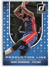 2014-15 Donruss Production Line Rebounds Andre Drummond Detroit Pistons #2