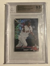2017 Bowman Chrome Mini RAFAEL DEVERS Black Shimmer /100 Prospects RC BGS 9.5