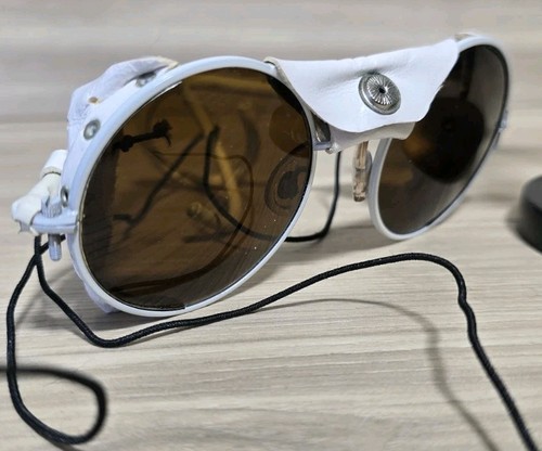Rare Vintage Zeiss Leather Aviator Glasses 1950's era Authentic - Picture 4 of 8