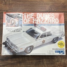 MPC Dukes of Hazzard 1982 Sheriff Rosco’s Police Car 1:25 Model Kit NUOVO SIGILLATO
