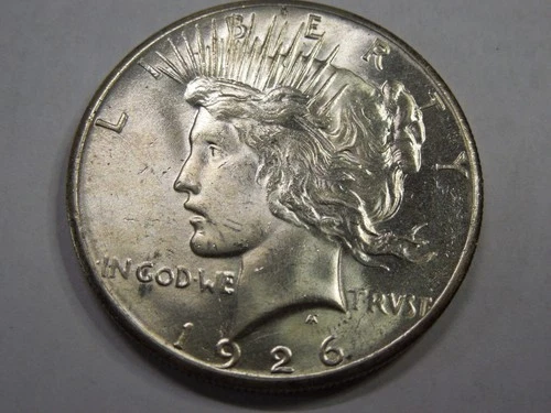 Uncirculated Details 1926 Peace Dollar