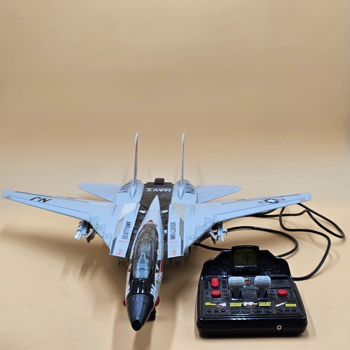 【激レア】NEW BRIGHT F-14 TOMCAT ラジコン　大型商品 Vintage 1990 New Bright F-14 Tomcat Remote Control Kitty Hawk