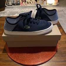 Image of Lacoste Canvas Shoes . New In Box . Size 3 5 .