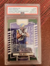 2023 Absolute Puka Nacua Signature-Green Waves