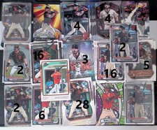 (94) CARD Bowman 1st + base lot Bryce Eldridge San Francisco Giants Baseball mlb