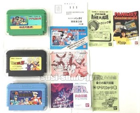 SAINT SEIYA DRAGON BALL Z GEGEGE NO KITARO FAMICOM NES NINTENDO SET BANDAI BOXED