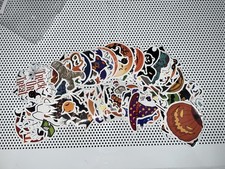 Halloween Variety Pack Stickers 800 Total - Pumpkin, Mummy, Ghost, Bat, Zombie