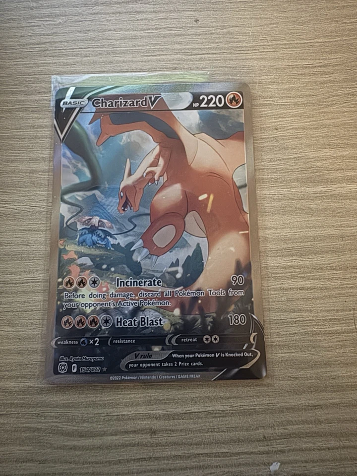 Charizard V (Alternate Full Art) 154/172 Swsh09: Brilliant Stars