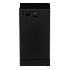 Image of Beko Freestanding Slimline Dishwasher - Quick&Shine™, Black DVS04020B