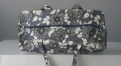 Vera Bradley Large Traveler Duffel Bag Moon Shadow Meadow Carry On Tote FREE B