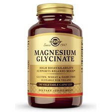 Solgar Magnesium Glycinate, 90 Vegetable Capsules